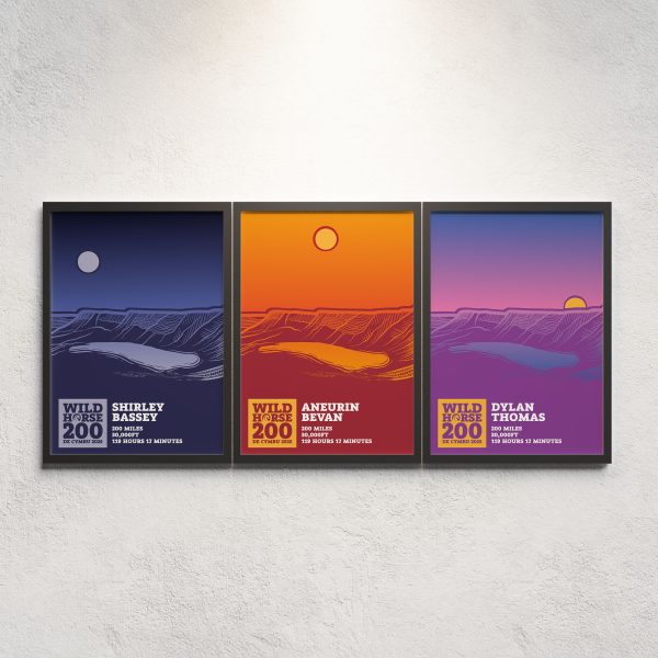 Wild Horse 200 - De Cymru 2025 Ultra Running Print - Image 2