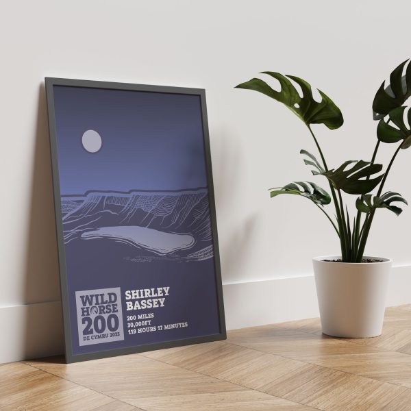 Wild Horse 200 - De Cymru 2025 Ultra Running Print - Image 4